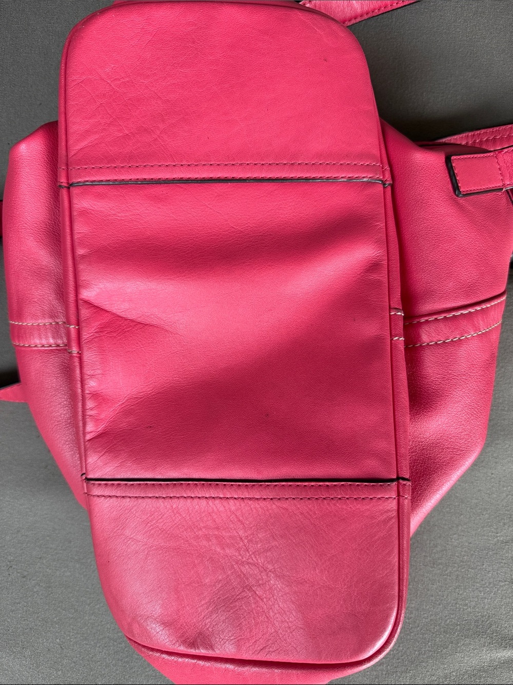 Coach Pink Leather Shoulder Hobo Bag - Picture 5 of 6